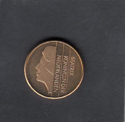 Beschrijving: 5 Gulden Beatrix